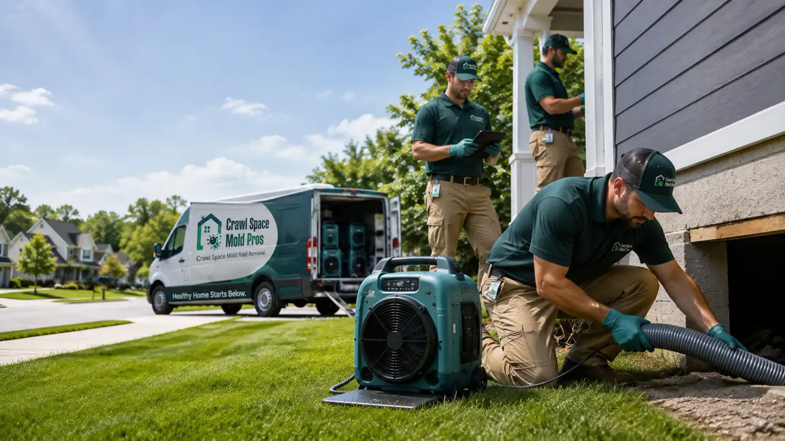Crawl Space Mold Removal in Le Center, MN
